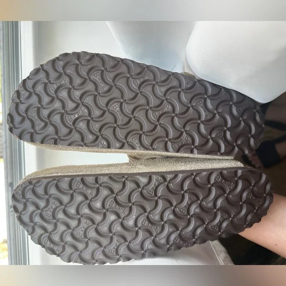 NWT Birkenstock Women’s Boston Clog Faded Taupe Suede EU38 - Picture 3 of 4